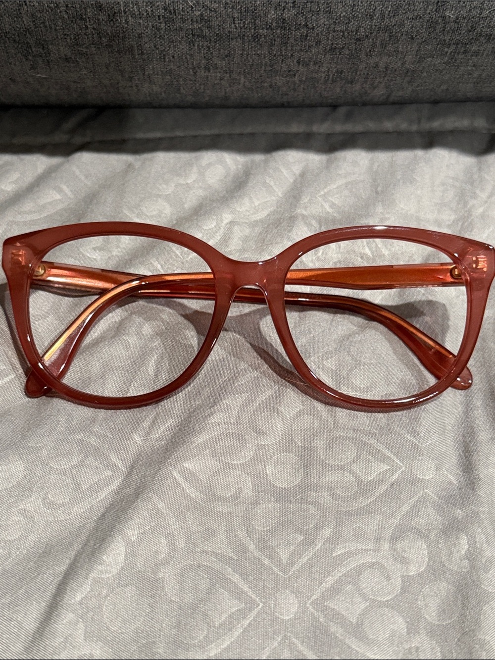 GUCCI GG0791O 002 Brown Oval Round Women's 53 mm Eyeglasses